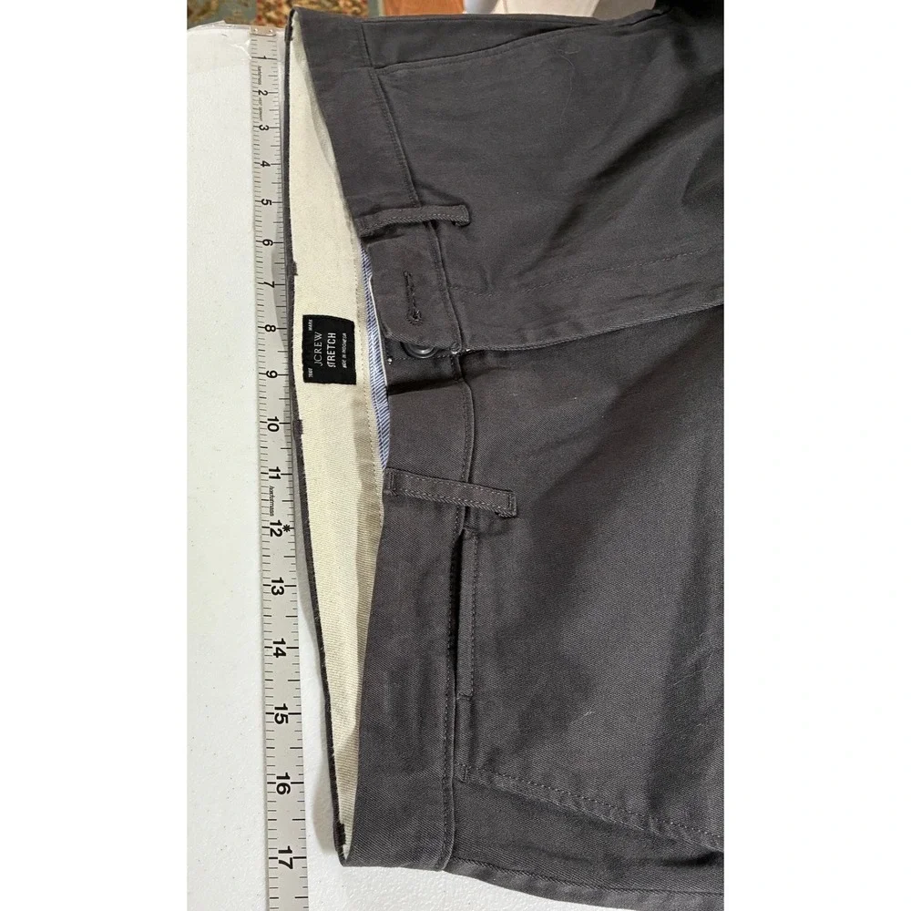 J.Crew 484 Slim Fit Stretch Chino Pants Mens 32X32 Charcoal Grey Re-Imagined NEW
